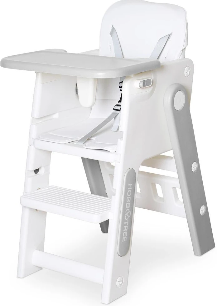 Стульчик для кормления классический Mealux Feedo White/Grey (KD-F033 White/Grey)